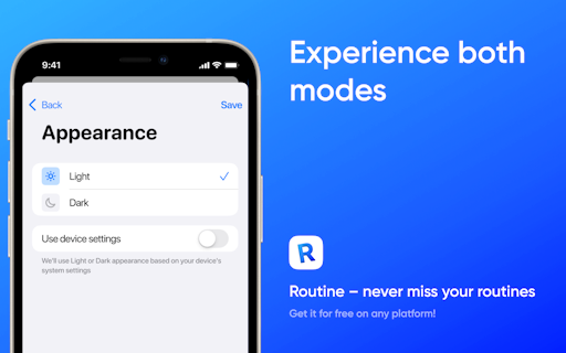 Routine – Daily Tracker