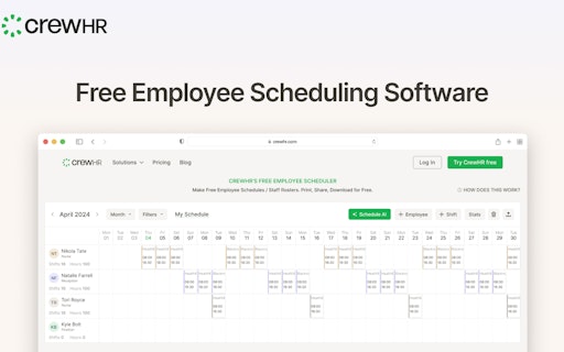 Employee Scheduling AI