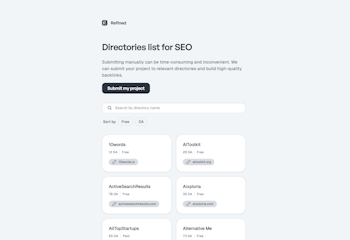 Directory list for SEO