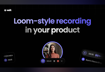 Embedded Recording SDK by Velt