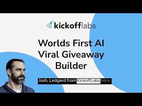 KickoffLabs AI Viral Giveaway Builder
