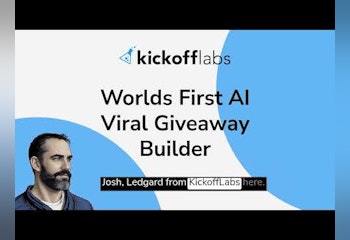 KickoffLabs AI Viral Giveaway Builder