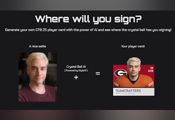 College Football 25 Player Card Maker