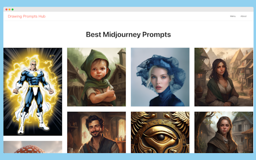 Drawing Prompts Hub
