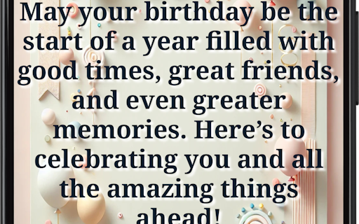 Personalize Musical Android Birthday App