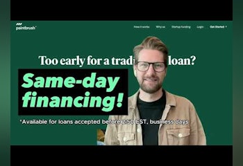 Same-Day Startup Funding by Paintbrush