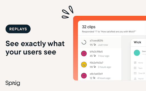 Sprig Replays & AI User Insights