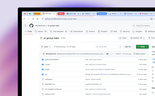 AI Group Tabs