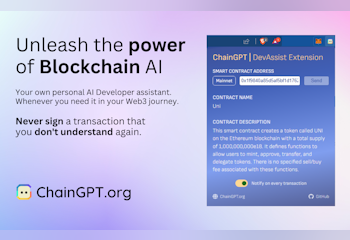 DevAssist Extension (by ChainGPT)