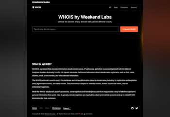 WHOIS by Weekend Labs