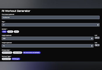 AI Workout Generator