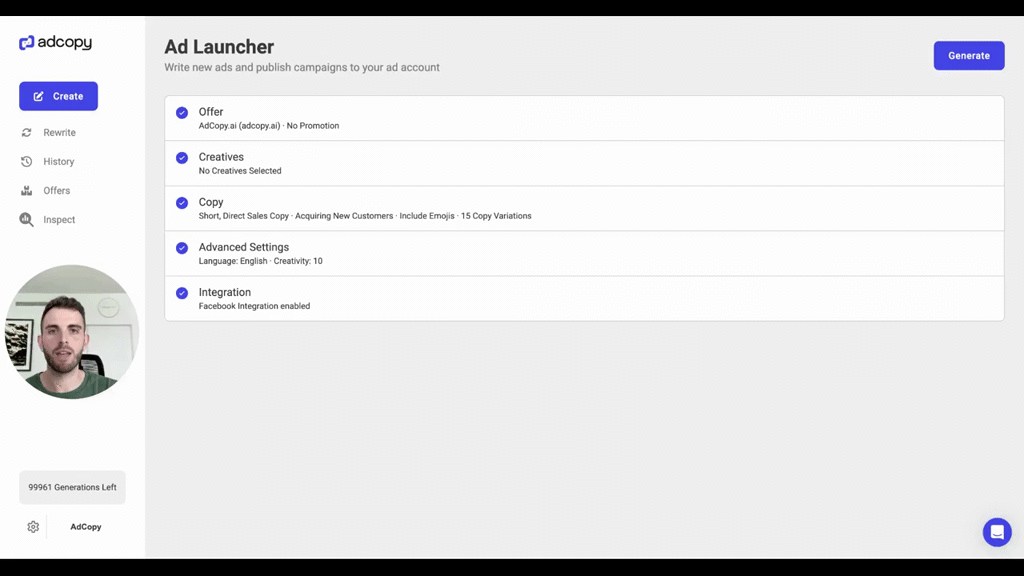 AdCopy 2.0: Meta Ads AI