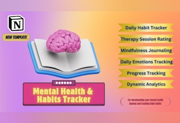 Mental Health & Habits Tracker in Notion