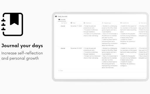 Personal Planner for Notion