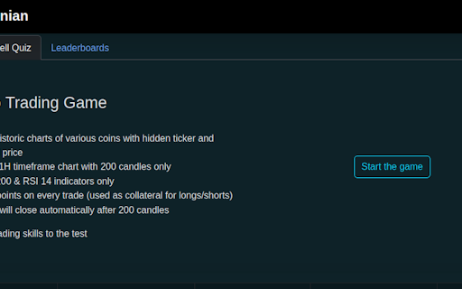 Bitcoinian - Crypto Market Scanner