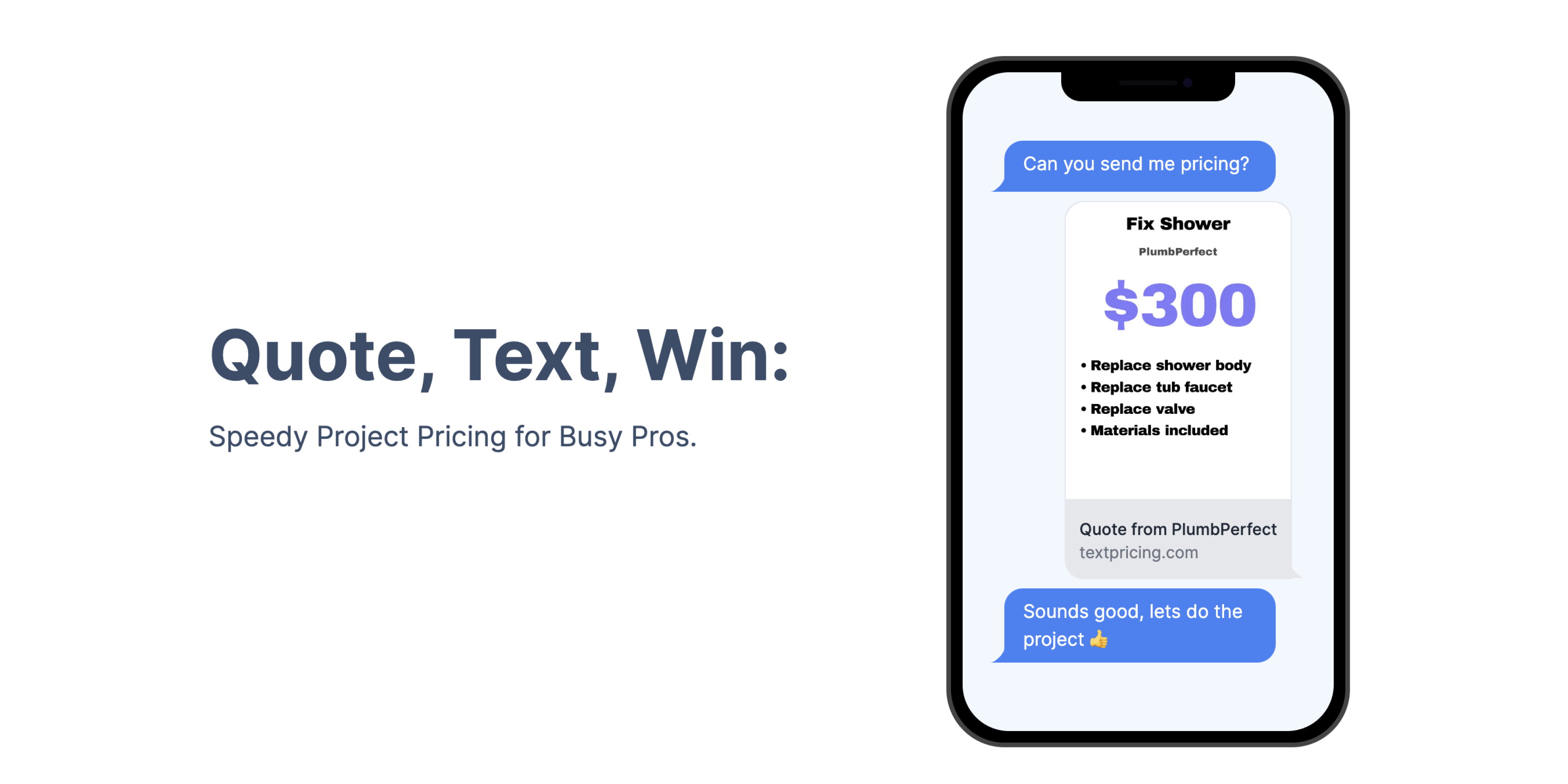 Text Pricing