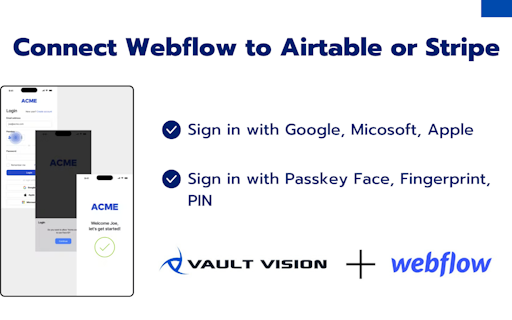 Vault Vision for Webflow