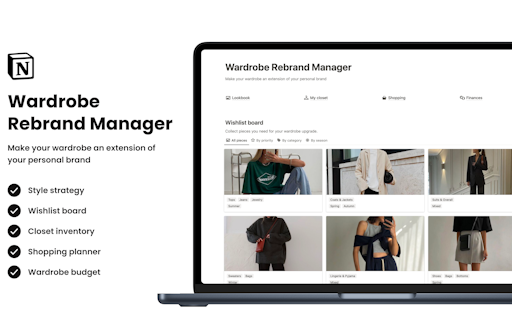 Wardrobe Rebrand Manager