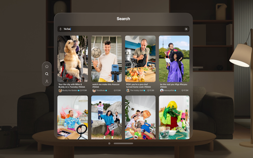 TikTok for Vision Pro