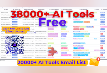 38000+ AI Tools Database - Free
