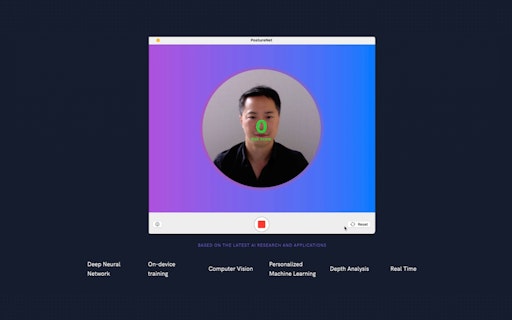 AI Posture Monitoring App on Your Mac