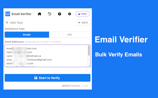 Bulk Email Verifier & Checker