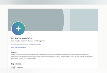 LinkedIn Profile Generator