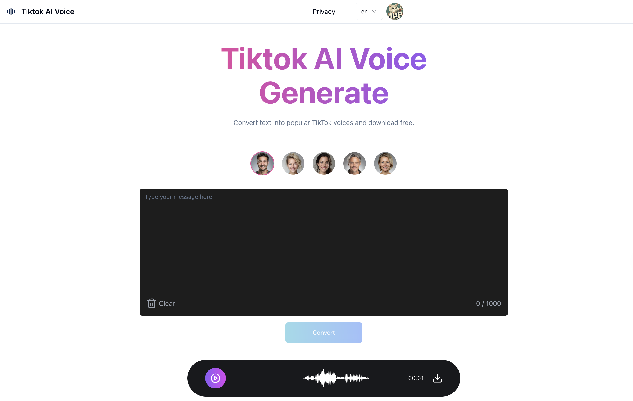 Tiktok AI Voice