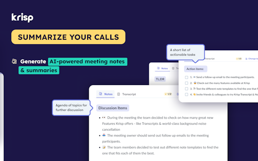 Krisp AI Meeting Assistant