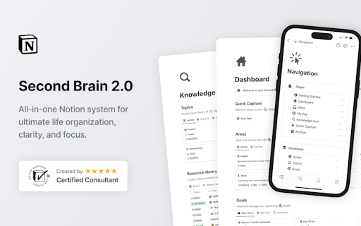 Notion Second Brain 2.0