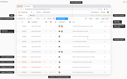Label Studio 1.8.0 Release