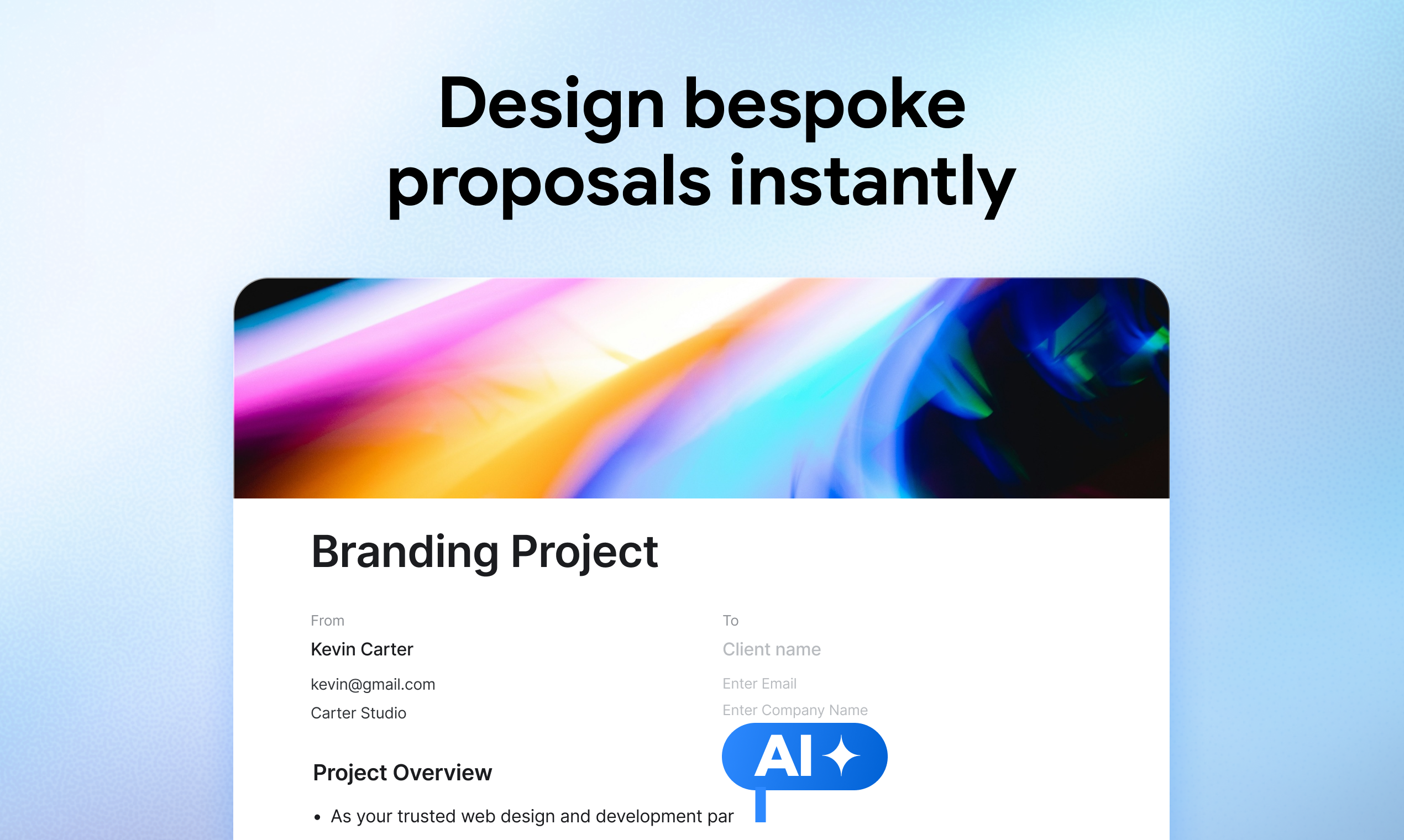 AI Proposal Generator