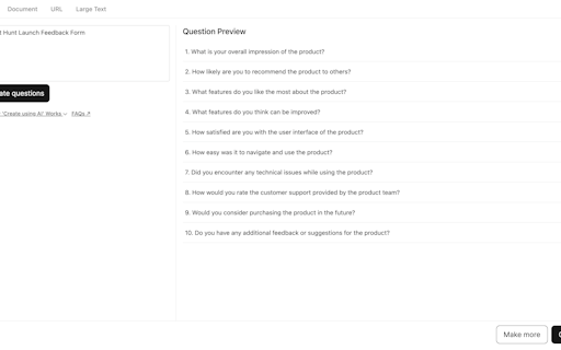 AI-Powered Form Generator