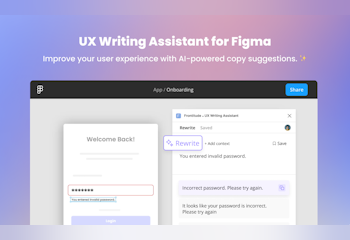 UX Writing Assistant by Frontitude