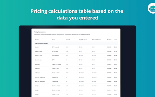 Free LLM API Pricing Calculator