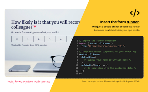 FormBuilder SDK by Tripetto