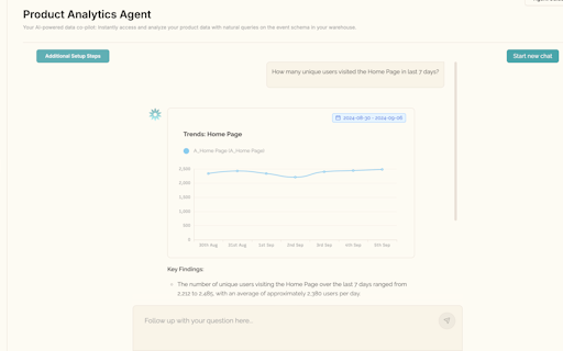 Product Analytics AI Agent