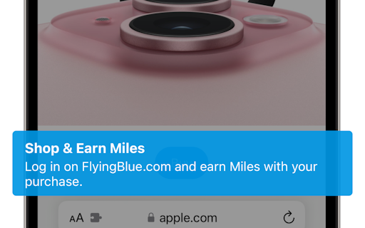Reminder for Flying Blue 2.0