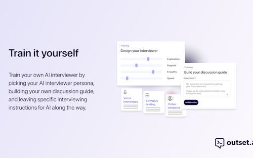 Outset AI Voice Interviews
