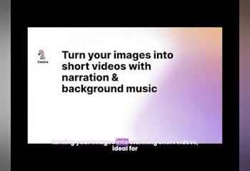 Zeebra: Images to Short Video