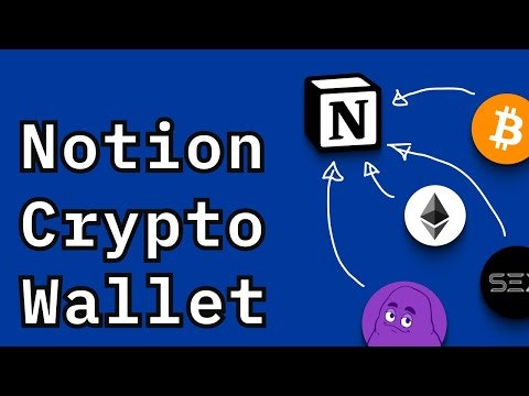Notion Crypto Wallet with automations