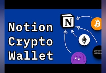 Notion Crypto Wallet with automations