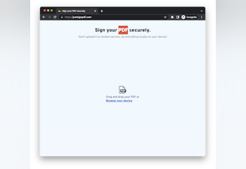 Just sign PDF
