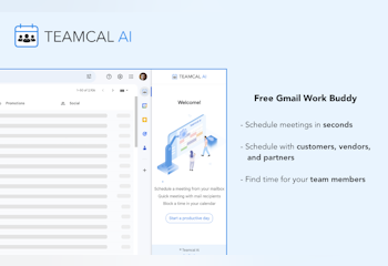 TEAMCAL AI Chrome Extension for Gmail