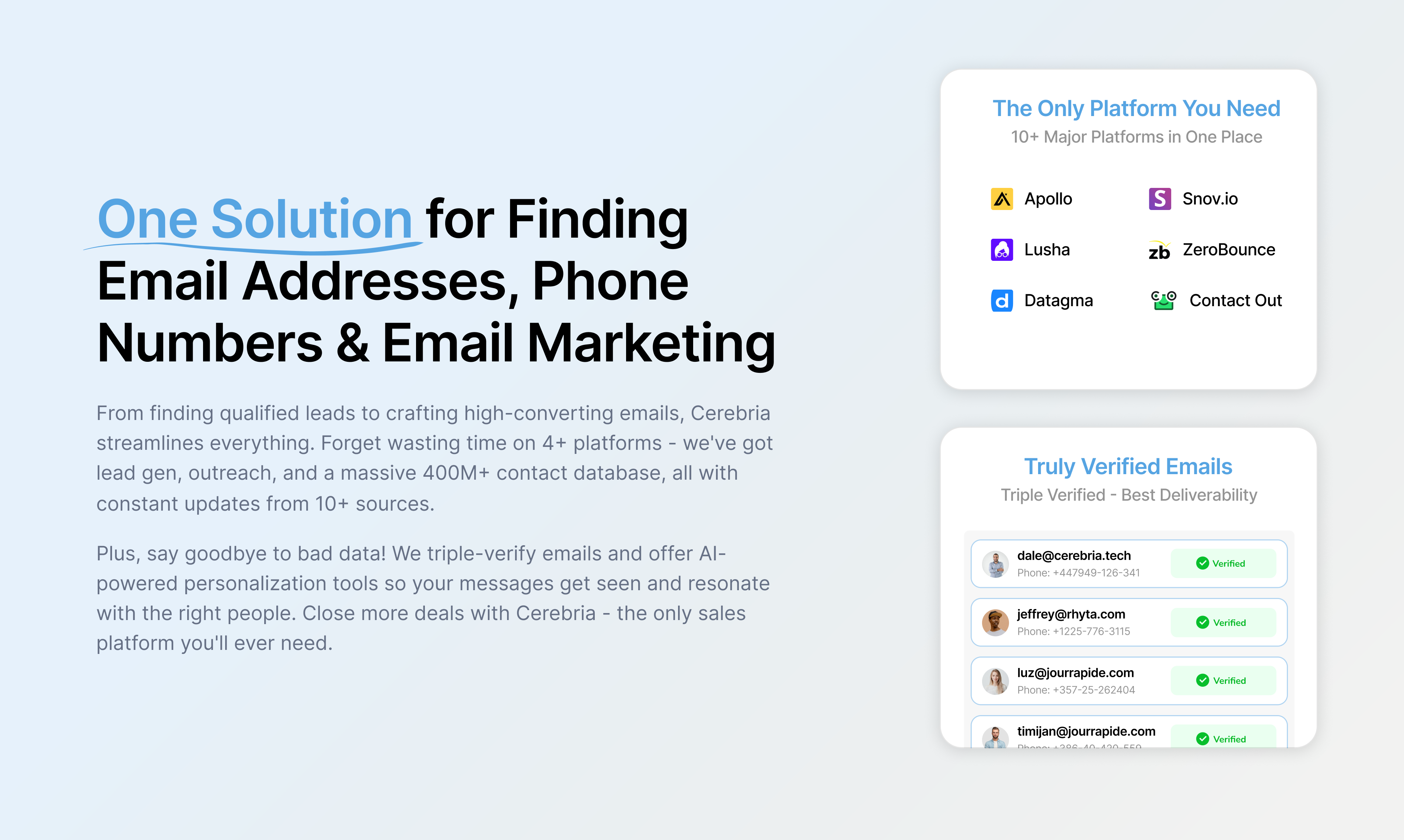 Cerebria Lead Generation