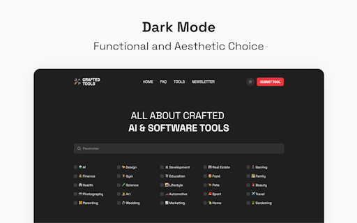 Crafted Tools