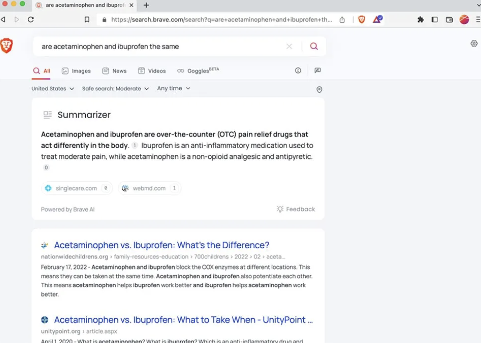 Brave Search Summarizer 