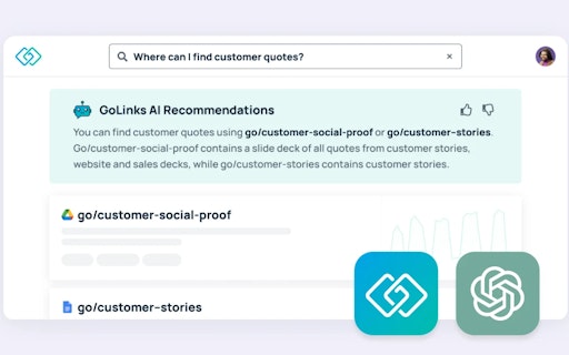 GoLinks Search Powered by ChatGPT