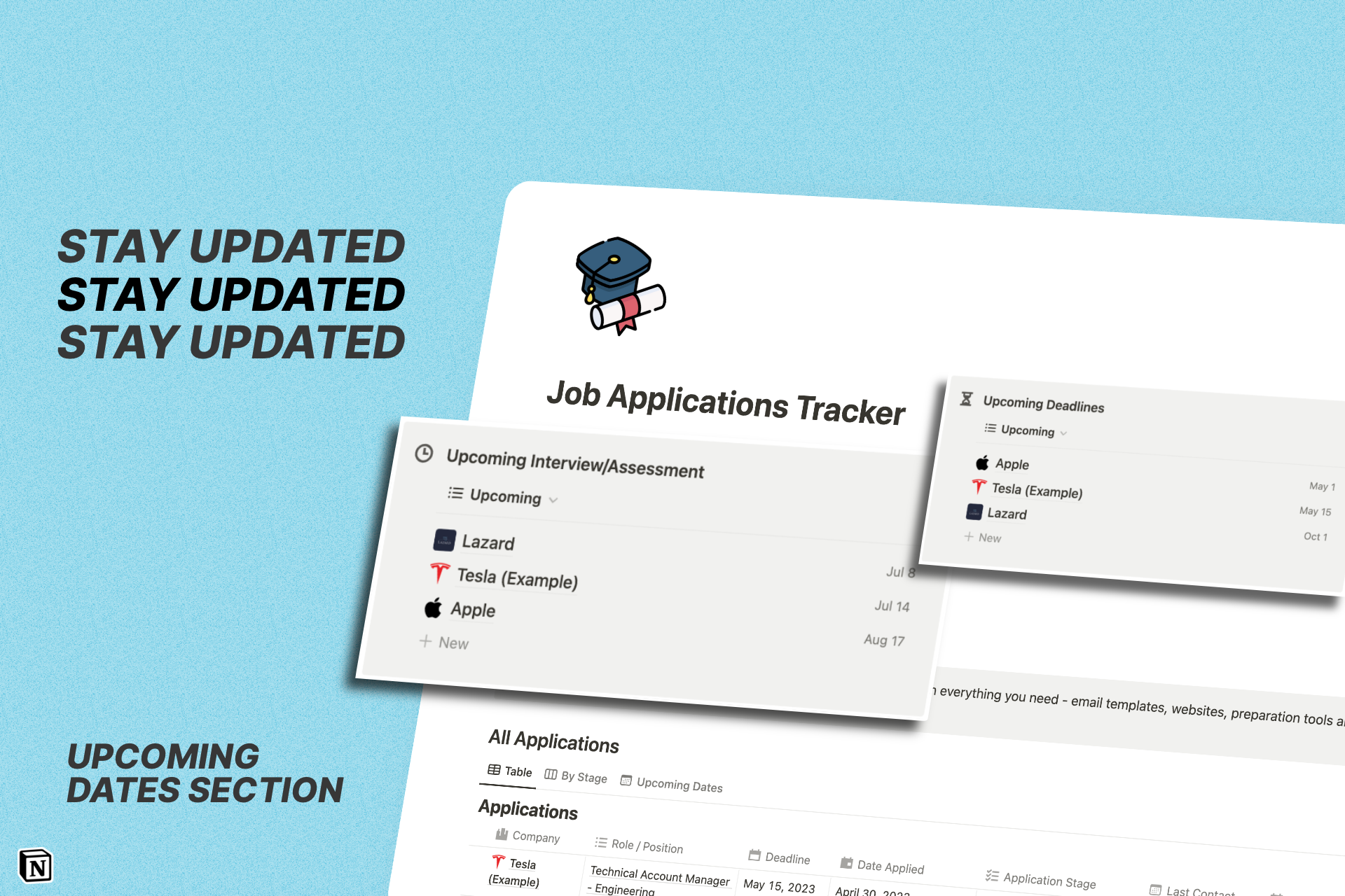 Notion Job Application Tracker