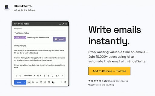 Ghostwrite